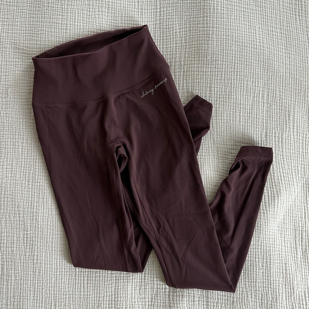 Gymshark x Whitney Simmons V2 Leggings - Cherry Chocolate